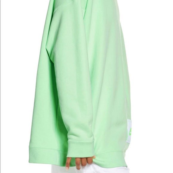 Nike lime green sweatshirt NWT - Picture 3 of 5